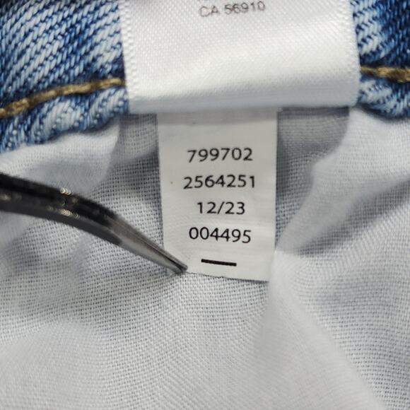 Maurices M. Jeans Skirt Womens 10 Blue High Rise Pencil Front Slit Stretch Denim - Picture 7 of 10